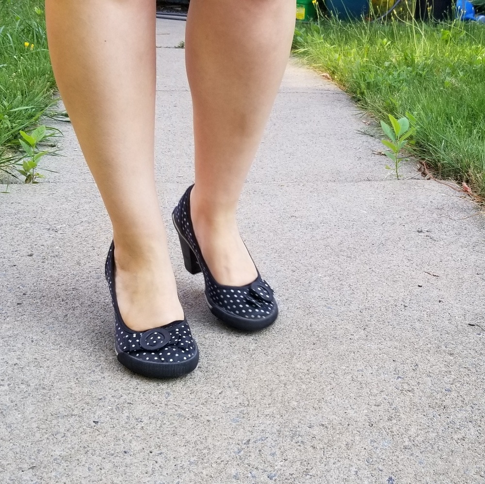 [Rocket Dog] Polka dot heels